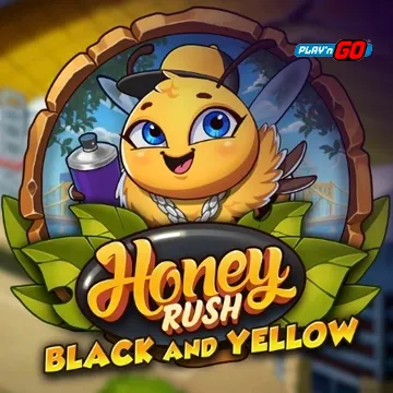 PlaynGo : Honey Rush Black and Yellow - HONEYSLOT777