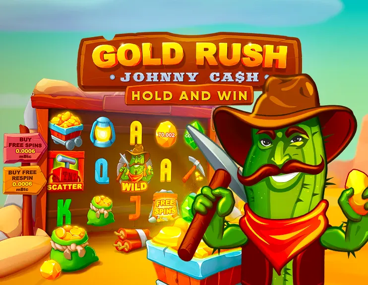 Bgaming : Gold Rush with Johnny Cash - HONEYSLOT777
