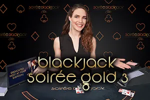 Blackjack Soirée Gold 3 - HONEYSLOT777